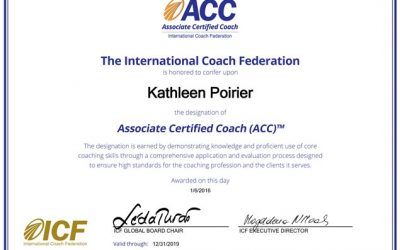 Kathleen Poirier, maintenant coach certifiée